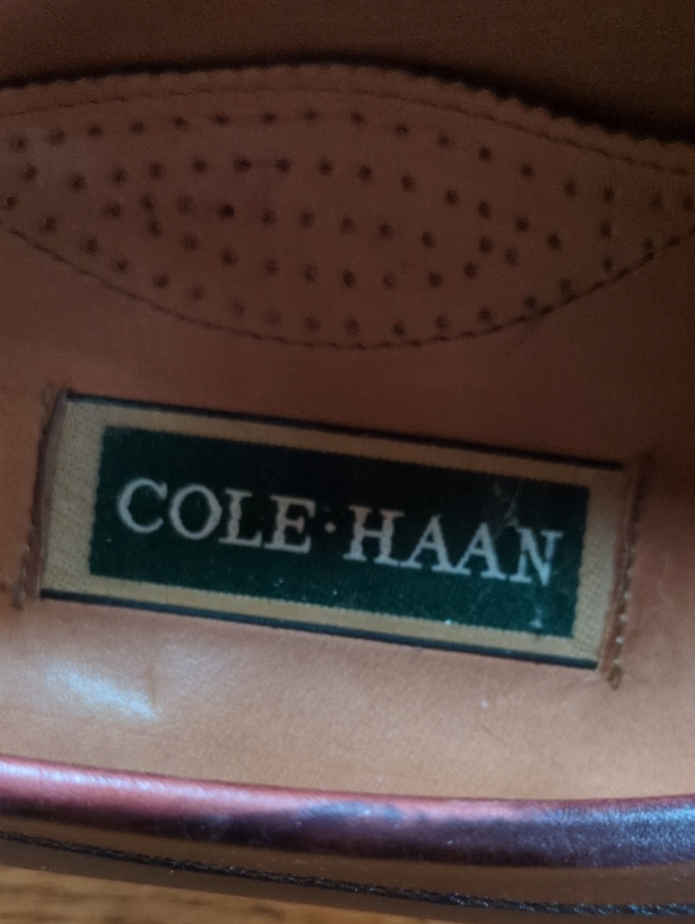 Cole Haan Brown Burgundy Penny Loafers Men's Size 13 - Picture 9 of 11